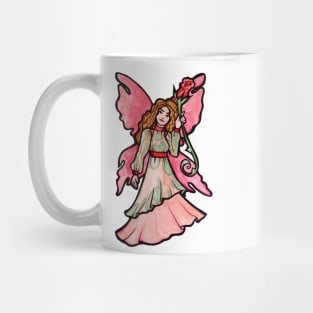 Pink fairy Rose Mug